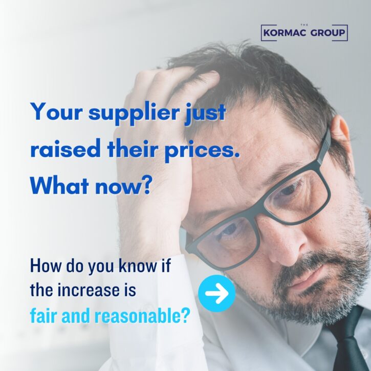 PriceIncrease_1 Your supplier just raised their prices. What now? How do you know if the increase is fair and reasonable?