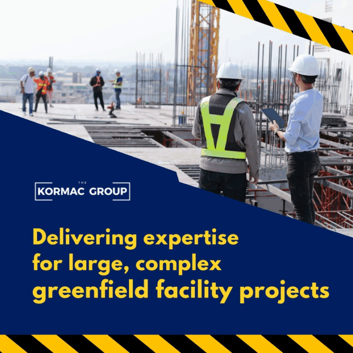 Delivering expertise for large, complex greenfield facility projects
