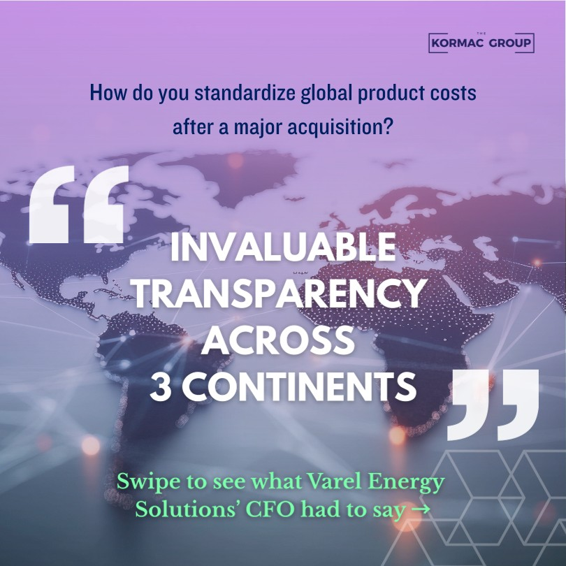 How do you standardize global product costs after a major acquisition? "Invaluable transparency across 3 continents" Swipe to see what Varel Energy Solutions' CFO had to say